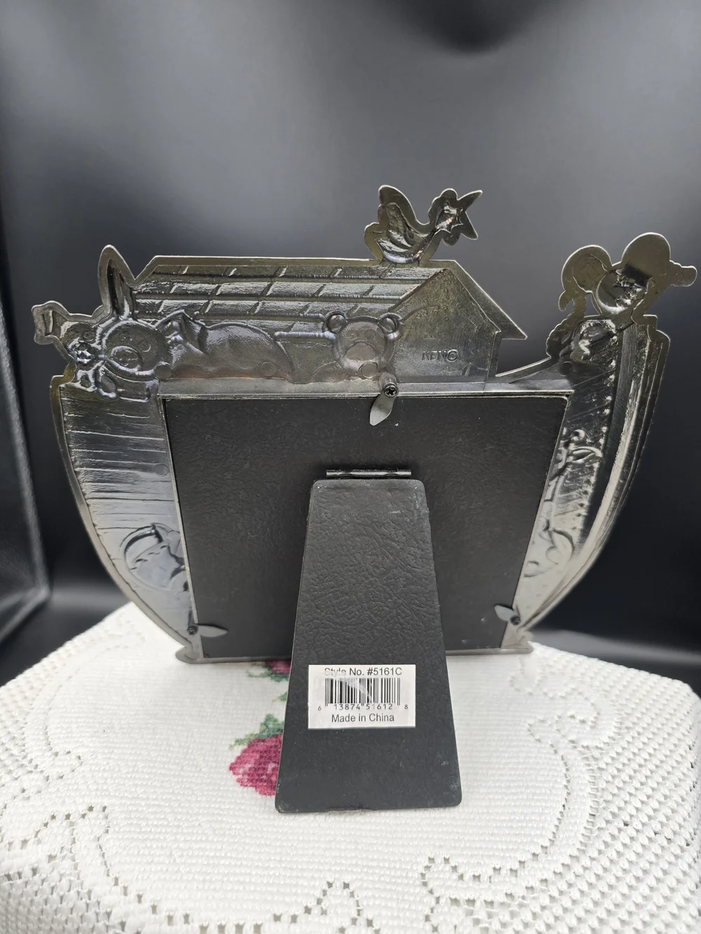 Noah's Ark Multi-Photo Frame in Silver Tone